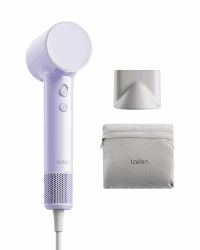 Laifen Air Haartrockner, 280 g leicht, bis zu 15× schneller, Lavendel | Glättungsdüse, 200M Ionen, 110.000 U/min, 60 dB, Thermo-Control, 3 Min. Schnelltrocknung, Kindermodus, Reiseföhn Angebot bei HelloDeals