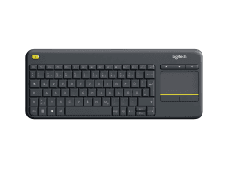 Logitech K400 Plus Kabellose Touch-TV-Tastatur mit integriertem Touchpad Angebot bei HelloDeals