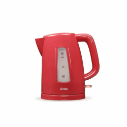 Bollitore - Livoo - Dod184rc - 2200 W - 1,7 L - Base Girevole A 360? - Rosso 1.7 Liter Chili Red Angebot bei HelloDeals