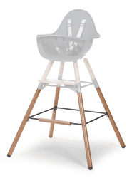 Childhome, Extra langes Beinset für Baby-Hochstuhl Evolu 2, für die Höhe von 90cm einer Kücheninsel oder Küchenbar, Fußstütze, Buchenholz, einfach zu montieren, Farbe Anthrazit Angebot bei HelloDeals