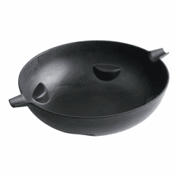 tepro Guss-Wok-Einleger aus Gusseisen für das Rost-in-Rost-System, Maße ca. 35,3 cm Ø Guss Wok rund Angebot bei HelloDeals