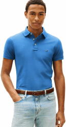 Tommy Hilfiger Herren Poloshirt Kurzarm 1985 Slim Slim Fit XXL Blue (Blue Orbit) Angebot bei HelloDeals