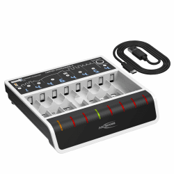 ANSMANN Schnell-Ladegerät mit USB-Eingang für 1 bis 8 NiMH Akkus der Größen Micro AAA und Mignon AA, Comfort Professional 8 Angebot bei HelloDeals