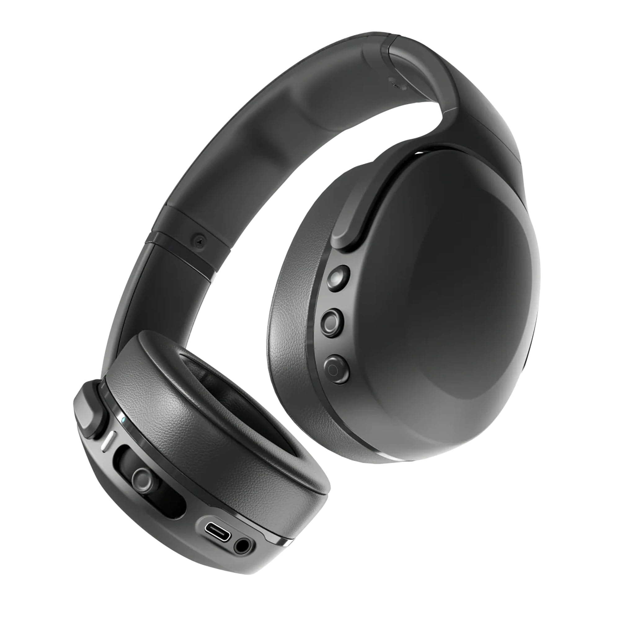 Skullcandy Crusher Evo Wireless Bluetooth-Kopfhörer, Multisensorischem Bass, schallisolierender Over-Ear-Passform, 40 Stunden Akkulaufzeit - Schwarz Angebot bei HelloDeals