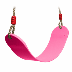 EXTSUD Schaukel Outdoor, Elastischer Kinderschaukel Eva weichen Bord U-Schaukel Brettschaukel Schaukelsitz Schaukelbrett Garten Spielzeug Kinder, Rosa Angebot bei HelloDeals