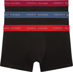 Tommy Hilfiger Herren 3p Trunk Wb Um0um03890 Trunk (3er Pack) M Blue (Fre Rd/Ae Sea/Ras Ju) Angebot bei HelloDeals