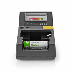 Batterie-Tester - 9V - AA - AAA - Button Cell - C - D - Schwarz Angebot bei HelloDeals