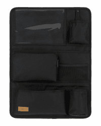 LÄSSIG Autoorganizer Autorücksitzorganizer Rücksitztasche für Auto zum Hängen zusammenklappbar 55 cm/Car Wrap-to-Go Black Edition Schwarz Angebot bei HelloDeals
