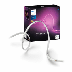 Philips Hue Indoor 10m Smart LED Solo Lightstrip Basis-Set, 1er-Pack, indirekte Beleuchtung mit der Hue App steuerbar, LED Streifen funktioniert mit Alexa, Google Assistant und Apple HomeKit Angebot bei HelloDeals