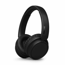 Philips TAH5219BK/00 Leichte On-Ear Wireless Bluetooth Kopfhörer – 65 Std. Akkulaufzeit, natürlicher Klang, klare Anrufe, dynamischer Bass, 2 Std. USB-C-Ladung, Softtasche – Schwarz Black Angebot bei HelloDeals