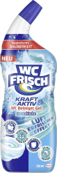 WC FRISCH Kraft Aktiv Blauspüler Ozeanfrische (50 g), WC Reiniger mit innovativer Geruchs-Stopp-Formel, Duftsteine für extra Frische und eine sichtbare Reinigung Ozeanfrische 750 ml (1er Pack) Angebot bei HelloDeals