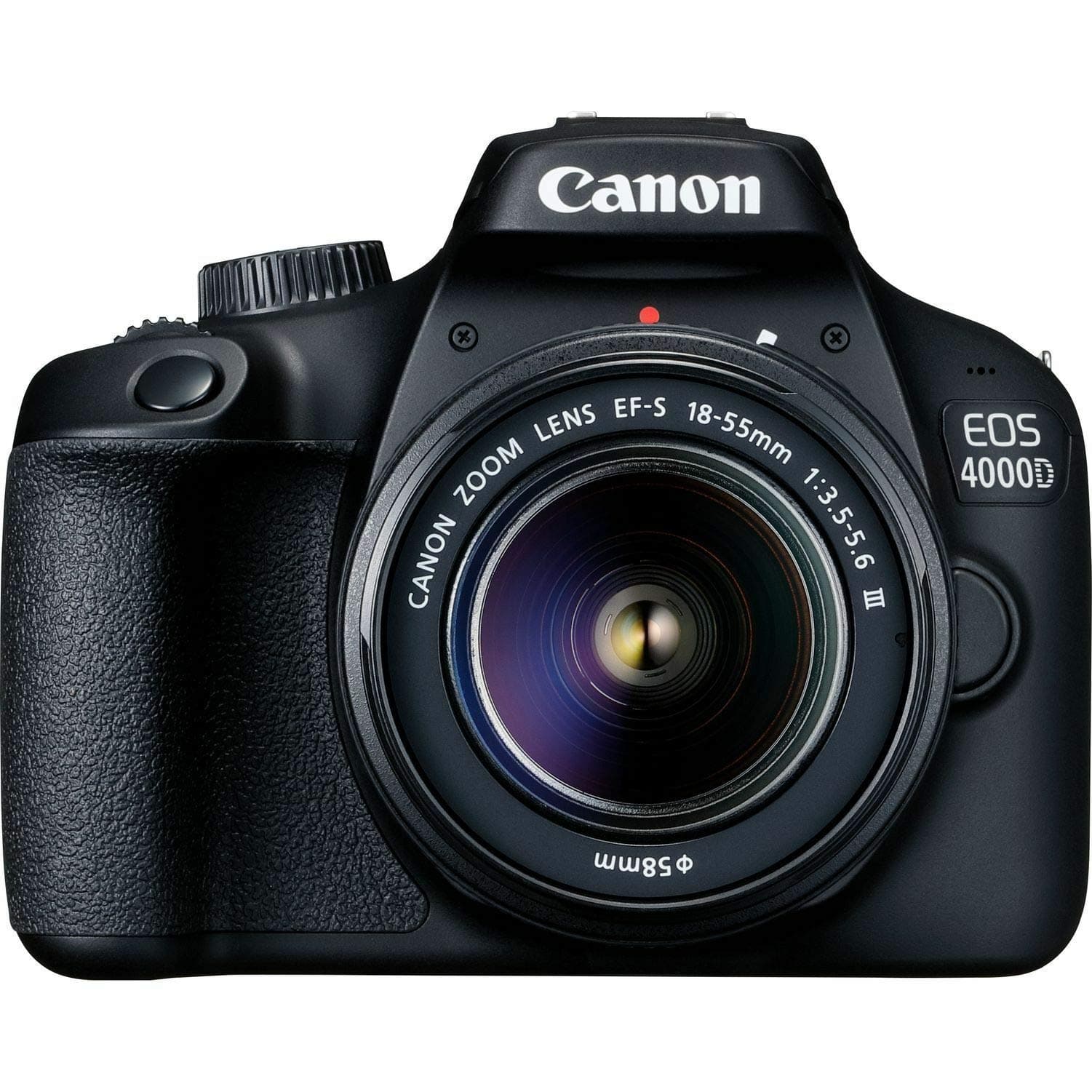Canon EOS 4000D DSLR Kamera - mit Objektiv EF-S 18-55mm III Gehäuse Body (18 MP, DIGIC 4+, 6,8 cm (2,7 Zoll) LCD Display, EOS Movie Full-HD, CMOS-Sensor Canon APS-C, WiFi), schwarz (Generalüberholt) Angebot bei HelloDeals