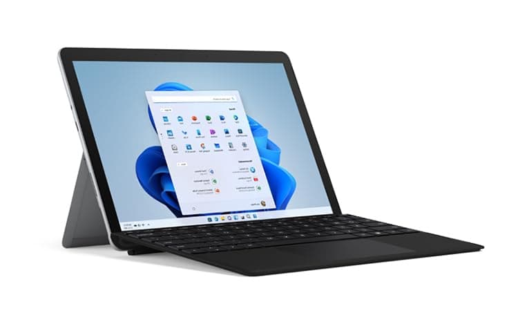 Microsoft Surface Go 2 Touchscreen Laptop, 10,5 Zoll FHD (1920 x 1280), Intel Core m3-8100Y, 8 GB RAM, 128 GB SSD, weiß, japanische Tastatur, Windows 11 Pro (Generalüberholt) Angebot bei HelloDeals