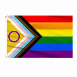AhfuLife Progress Pride Flaggen 90 x 150 cm, 1 Stück Regenbogen Flagge LGBTQ+ Flagge, The Gay Flag Joint-Pride Flag Leuchtenden Farben mit Messing-Ösen für Pride Day Paraden LGBTQ Party Bar Dekoration Progress Pride Ⅱ 1 Stück Angebot bei HelloDeals