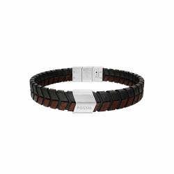 Fossil Schmuck Herren mehrfarbiges Lederarmband, JF04984040 Angebot bei HelloDeals