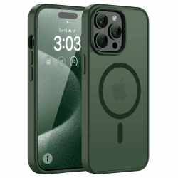 ORDA für iPhone 15 Pro Max Hülle 6,7 Zoll Kompatibel mit MagSafe,Magnetisch für iPhone 15 Pro Max Case Durchscheinende Matt Handyhülle Rückseite Dünn Stoßfest Schutzhülle Grün iPhone 15 Pro Max Grün Angebot bei HelloDeals