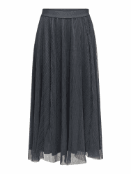 ONLY Female Rock ONLLAVINA Langer Rock | Skirt M Asphalt Angebot bei HelloDeals