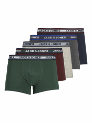 JACK & JONES Male Trunks 5er-Pack Trunks | Trunks L Mehrfarbig Angebot bei HelloDeals