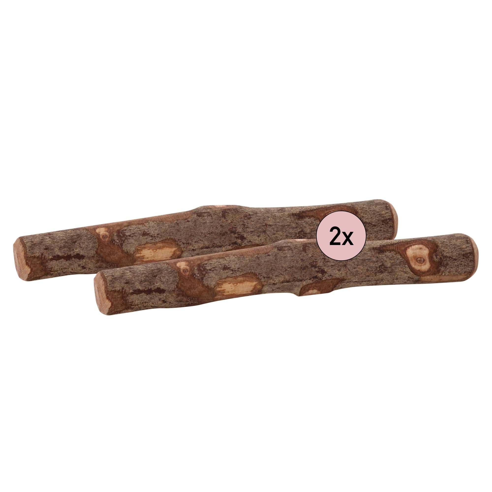 Olivenholz Kaustab für Hund mit Olivenöl - 100% natürlich, vegan & kalorienfrei - langelebiges Hunde-Spielzeug aus schadstoffgeprüftem Holz, Made in Germany, Größe S bis 10 kg (2er Pack) mit Olivenöl S (bis 10 kg) Angebot bei HelloDeals