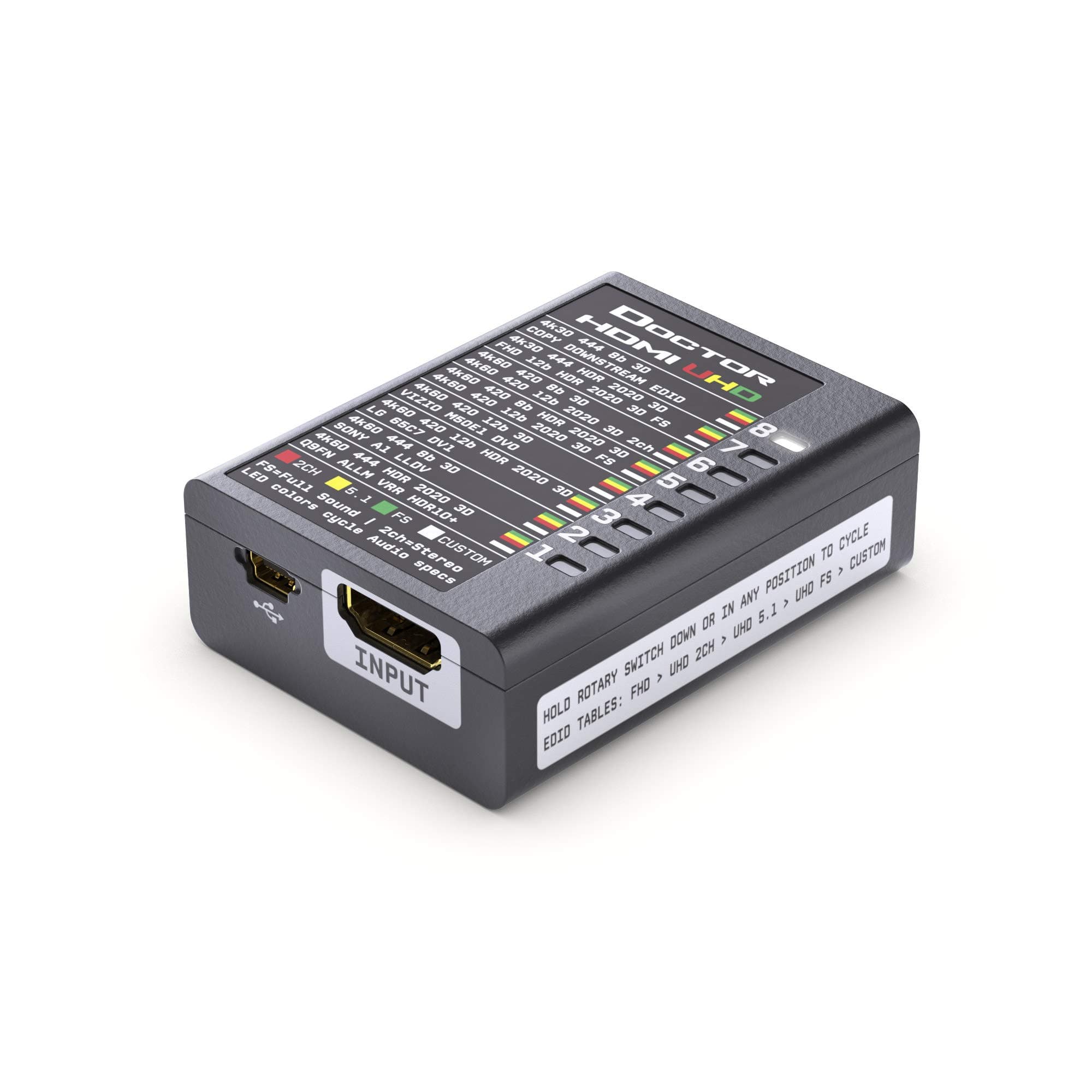 HDFury Dr HDMI 4K EDID Manager Emulator HDMI 2.0b 4K 60Hz | HDMI EDID Manager Emulator 4K 60Hz HDMI 2.0b, HDCP kompatibel, löst Handshake Probleme, Verstärker, EDID Bänke, HDMI Repeater Angebot bei HelloDeals