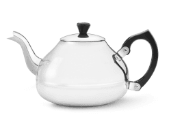 Bredemeijer kleine einwandige Edelstahl Teekanne 1.25 Liter mit schwarzem Griff Single Angebot bei HelloDeals