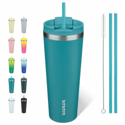BJPKPK 780 ml Isolierter Edelstahl-Becher mit Deckel und Strohhalm Laguna 780ml Angebot bei HelloDeals
