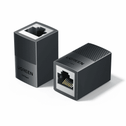 UGREEN RJ45 Kupplung LAN Kabel Verlängerung 10G POE LAN Adapter(2 Stück) | LAN Verbinder Cat 7 10 Gigabit, POE & Abschirmfunktion, Netzwerkkabel Verlängerung kompatibel Cat7/ 6/5e/5 Angebot bei HelloDeals