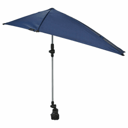 Sport-Brella Versa-Brella – Tragbarer Schirm mit Klemmhalterung, UPF 50+ Mitternachtsblau Angebot bei HelloDeals