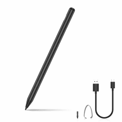 ANYQOO Surface Pen Eingabestift, 4096 Druckstufen, USB-C aufladbar | Für Surface/ASUS/HP. 4096 Druckstufen, Neigungsfunktion, USB-C, 260h Akku. Ideal für Zeichnen, Notizen und Schreiben 4096-Mit Aufladung Schwarz Angebot bei HelloDeals