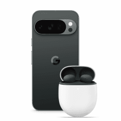 Google Pixel 10 Pro – Android-Smartphone ohne SIM-Lock, mit Gemini, Dreifach-Rückkamerasystem, mehr als 24 Stunden Akkulaufzeit und 6,3 Zoll großem Super Actua-Display – Obsidian, 512GB + Buds Pro 2 Mit Buds Pro 2 Obsidian 512GB Angebot bei HelloDeals