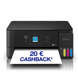Epson EcoTank ET-2922 | Für vielbeschäftigte Haushalte | Wi-Fi | A4 | Drucken, Kopieren, Scannen | LC-Display | AirPrint-kompatibel | Kompakt | Enthält bis zu 3 Jahre Tinte Angebot bei HelloDeals