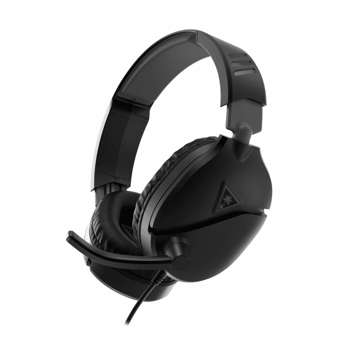 Turtle Beach Recon 70 Multiplattform-Gaming-Headset mit Kabel, PS5/PC/XBOX | Schwarz, PlayStation/PS4/XBOX Series X|S/XBOX One/Mobil, Flip-to-Mute-Mikrofon, 40-mm-Lautsprecher, leicht, weiche Ohrpolster Angebot bei HelloDeals