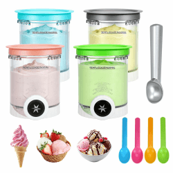 4 Stück Behälter für Ninja Swirl CREAMi,480 ml Creami Tubs Kompatibel mit Ninja CREAMi Softeismaschine und Eismaschine NC701UK NC701 NC700 Serie,BPA-Frei Spülmaschinenfest Angebot bei HelloDeals