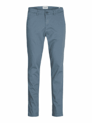 JACK & JONES Slim Fit Chino Hose 32W / 32L Stormy Weather Angebot bei HelloDeals