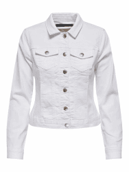 ONLY Female Jeansjacke ONLWONDER Jeansjacke | Denim jacket M Weiß Angebot bei HelloDeals