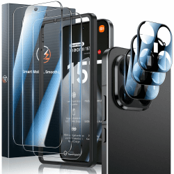 LK Schutzfolie für Xiaomi 15T Pro Panzerfolie, 9H Härte Glas, 0.30mm Ultra Klar Displayfolie, Blasenfreie Fingerabdruck-ID Unterstützen, 3 Kameraschutz und 3 Stück Mi 15T Pro Folie mit Einbaurahmen Xiaomi 15T Pro Transparent Angebot bei HelloDeals