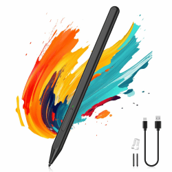 MoKo MPP 1.51 Neigbarer Stift Für Surface, Aufladbarer Touchstift Für HP | Kompatibel mit Microsoft Surface Pro 12-4/Go 4-1/Notebook/Studio/Book, E-Reader Kobo, HP Omnibook/Envy/Pavilion/Spectre x360 Schwarz Angebot bei HelloDeals