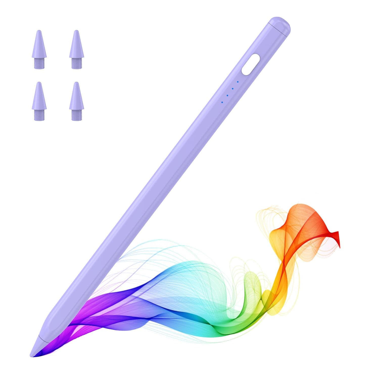 Moko Stift Für iPad (A16) 11./10. Gen, USB-C Schnellladen, Violett | Stylus Stift Für Apple iPad 2018-2026 11/10/9/8/7/6/A16,Mini 7-5,Air M4-M2 11"/13"/5/4/3,Pro 13"/12.9"/11",Neigung Angebot bei HelloDeals
