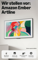 Amazon Ember Artline 55 Zoll mit Fire TV (neueste Generation), 4K Ultra HD QLED Smart TV und Kunstgalerie, individuelle Rahmen, HDR10+, Sprachsteuerung mit Alexa - Ohne Rahmen 55 Zoll Ohne Rahmen Angebot bei HelloDeals