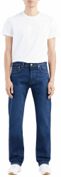Levi's Herren Jeanshose 501 Original mit Knopfleiste, Straight Fit 33W / 32L Do The Rump Angebot bei HelloDeals