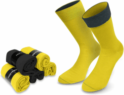normani 5 Paar bunte Baumwollsocken für Damen und Herren - Socken in Geschenk-Box Gr. 35-50 35-38 Bee Angebot bei HelloDeals