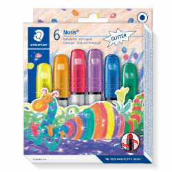 STAEDTLER Noris 2390 Gelstifte – 6er-Set, Metallic | Rich metallic colours, ultra-smooth twist mechanism - for kids & adults - Art.-Nr. 2390M C6 6 stück (1er Pack) Angebot bei HelloDeals
