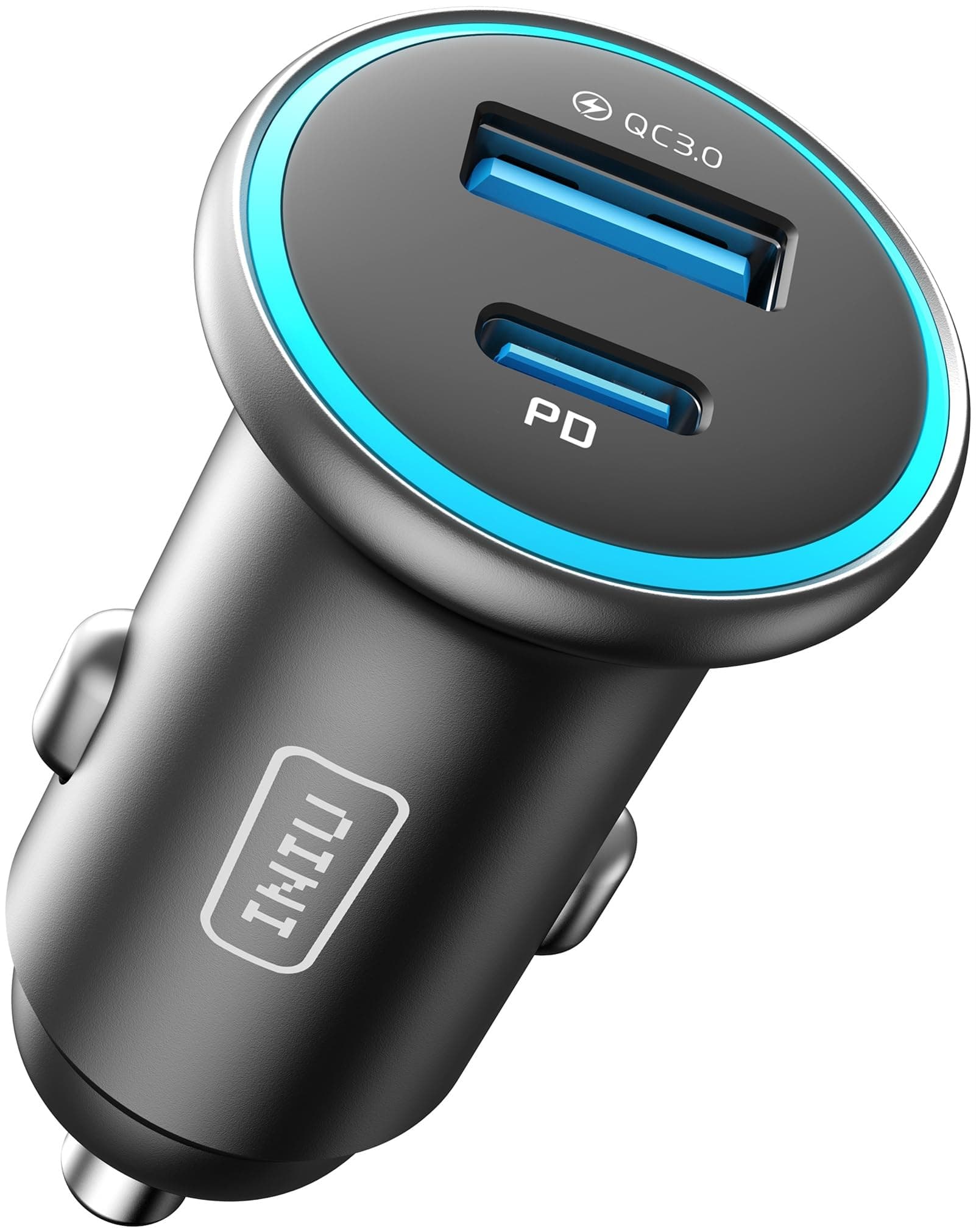 INIU 66W Zigarettenanzünder USB C, 12V USB Adapter Auto [36W PD & 30W QC3.0] Kfz Ladegerät, Super Schnellladung Handy Car Charger Verteiler Steckdose für iPhone 16 15 14 13 iPad Samsung Galaxy S24 S23 | USB C Schnellladegerät mit PD QC 3.0, 12V Auto Adapt Angebot bei HelloDeals