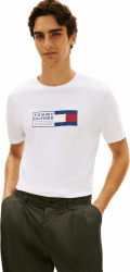 Tommy Hilfiger Herren S/S T-Shirt M White (White) Angebot bei HelloDeals