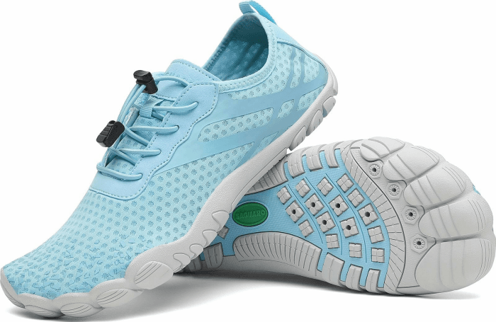 SAGUARO Badeschuhe Damen Herren Wasserschuhe Schwimmschuhe Schnelltrocken Aquaschuhe Strandschuhe Leicht Neoprenschuhe Surfschuhe rutschfeste Tauchschuhe Wassersportschuhe, 35-48 EU 38 EU Tiefes Himmelblau Angebot bei HelloDeals