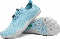 SAGUARO Badeschuhe Damen Herren Wasserschuhe Schwimmschuhe Schnelltrocken Aquaschuhe Strandschuhe Leicht Neoprenschuhe Surfschuhe rutschfeste Tauchschuhe Wassersportschuhe, 35-48 EU 38 EU Tiefes Himmelblau Angebot bei HelloDeals