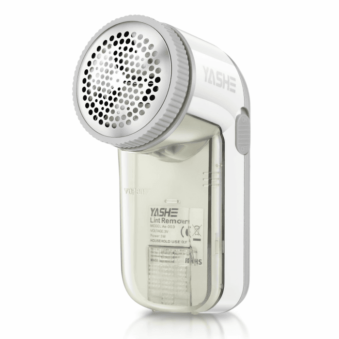 Yashe Fusselrasierer Elektrisch, Fusselentferner für Kleidung, Batteriebetrieben, 2 Geschwindigkeiten, höhenverstellbar, geeignet für Wolle, Pullover, Mantel (Grau) Angebot bei HelloDeals