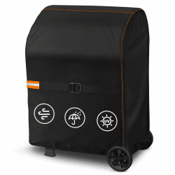 Enzeno Grillabdeckung Wetterfest,90x70x110cm Gasgrill Grillabdeckung Grill Schutzhülle Staubdicht Grill Abdeckplane für Weber,Brinkmann,Char Broil - Schwarz 210D 90x70x110cm Angebot bei HelloDeals