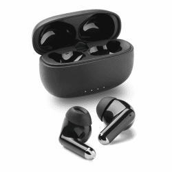 Music Sound Drift Bluetooth In-Ear-Kopfhörer kabellos mit kompaktem, farbenfrohem Case, Auto-Pairing, Touch-Steuerung, bis zu 22 Stunden Wiedergabezeit, schwarz Angebot bei HelloDeals