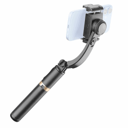 Cellularline FREEMOTION 3-in-1-Gimbal mit intelligentem Anti-Shake-Stabilisator, Selfie-Stick, Stativ, Bluetooth-Fernbedienung, Aluminium, Hoch- und Querformat, schwarz Angebot bei HelloDeals